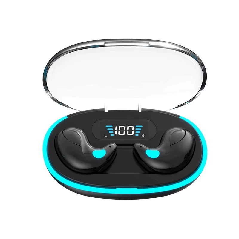 Гарнитура с костью-пропуском Bluetooth 2025 год, новая по настоящему беспроводная, шумоподавление во сне, высокое качество звука, не в ушах, длительный срок работы, режим ожидания