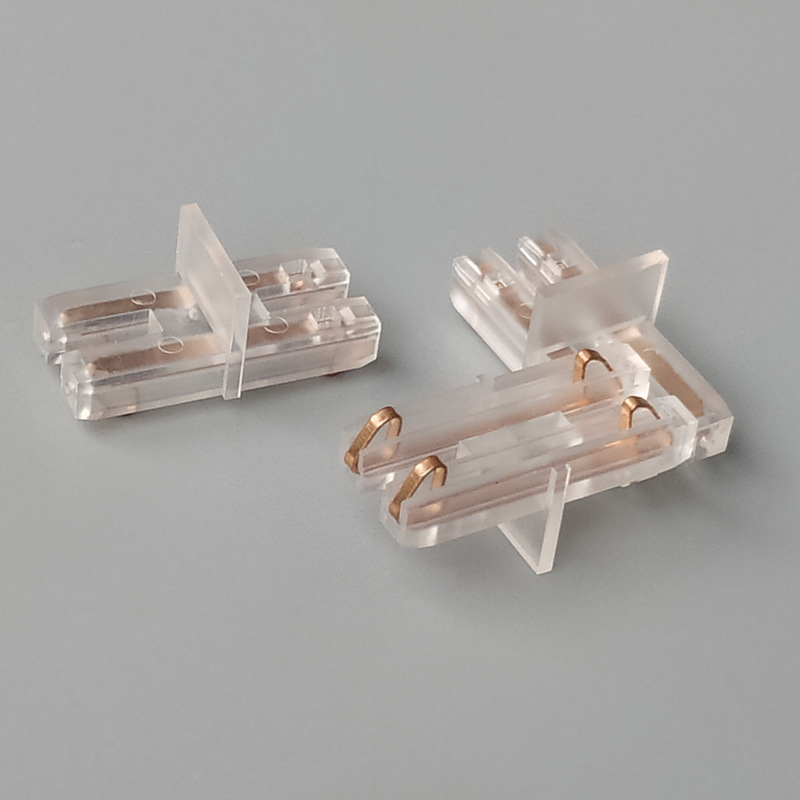 LED 하드 라이트 바 용접 프리 크리스탈 조인트 10MM 옷장 램프 연장 조인트