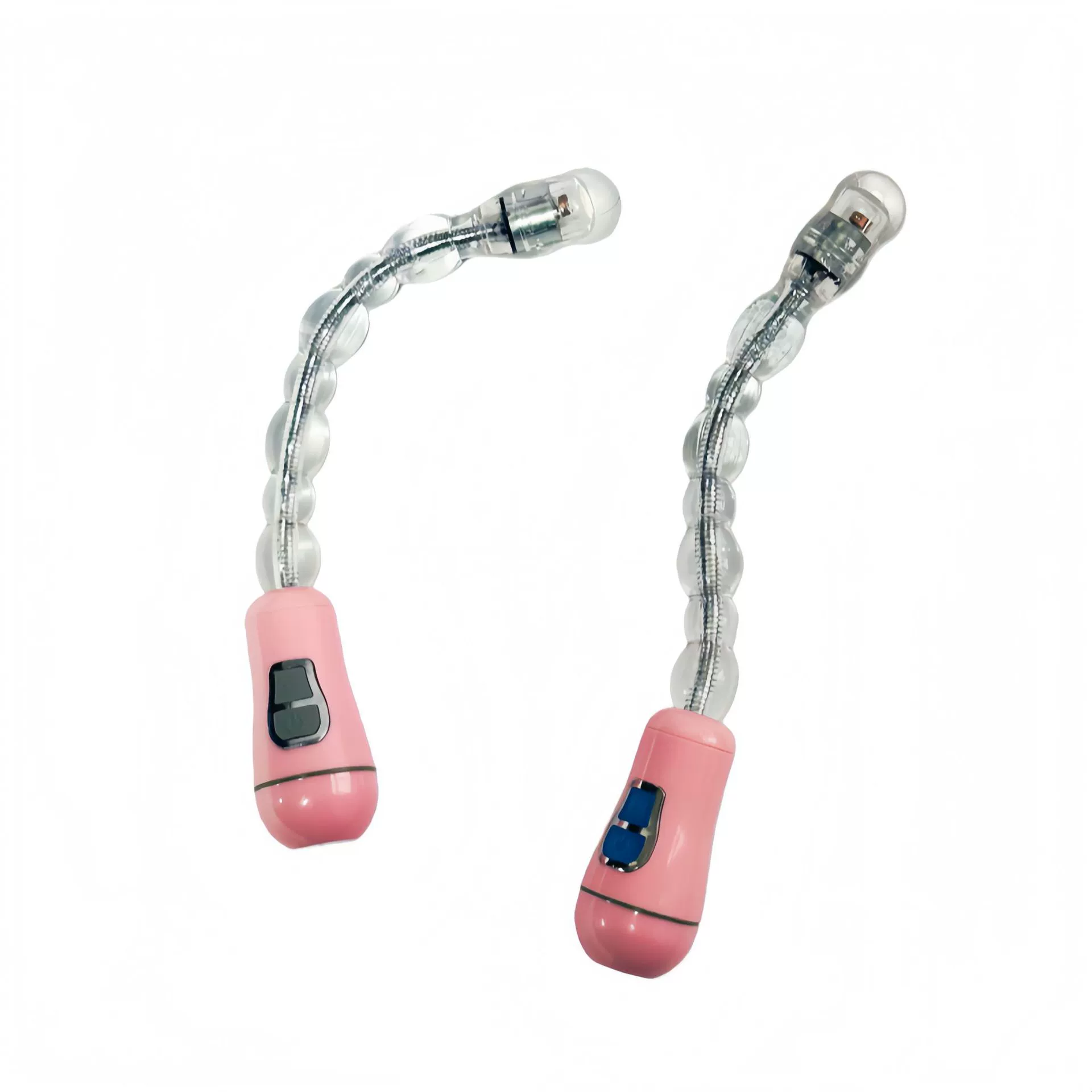 Flexible Anal Plug, 10-frequency Vibrating Beads, USB or Battery, soft rubber + ABS