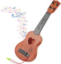 尤克里里新款儿童仿真乐器六弦吉他初学者迷你小吉他乌克丽丽玩具