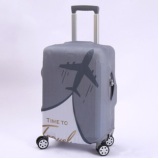 Thickened Protective Cover, Elastic Suitcase Jacket Cover, Suitcase Cloth Cover, Dustproof Leather Suitcase, Waterproof and Wear-Resistant Trolley Case
