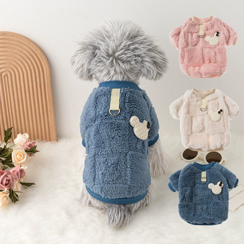 Осенняя и зимняя одежда для собак и кошек с капюшоном