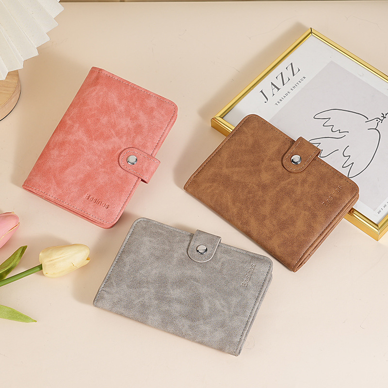 Bolsa de tarjetas de identificación antirrobo cepillo de pasaporte abrazadera de boletos de avión cremallera multifuncional de viaje al extranjero bolsa de pasaporte cartera