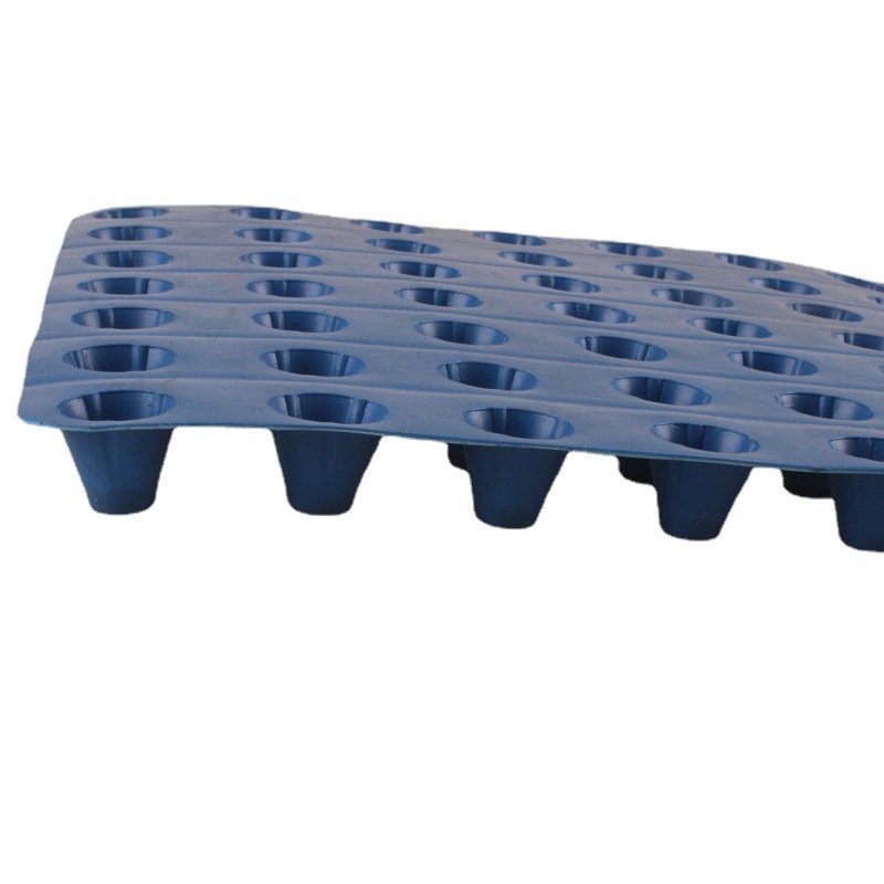 H-08mm塑料排水板地下室车库顶板排水隧道防护凹凸型塑料排水板