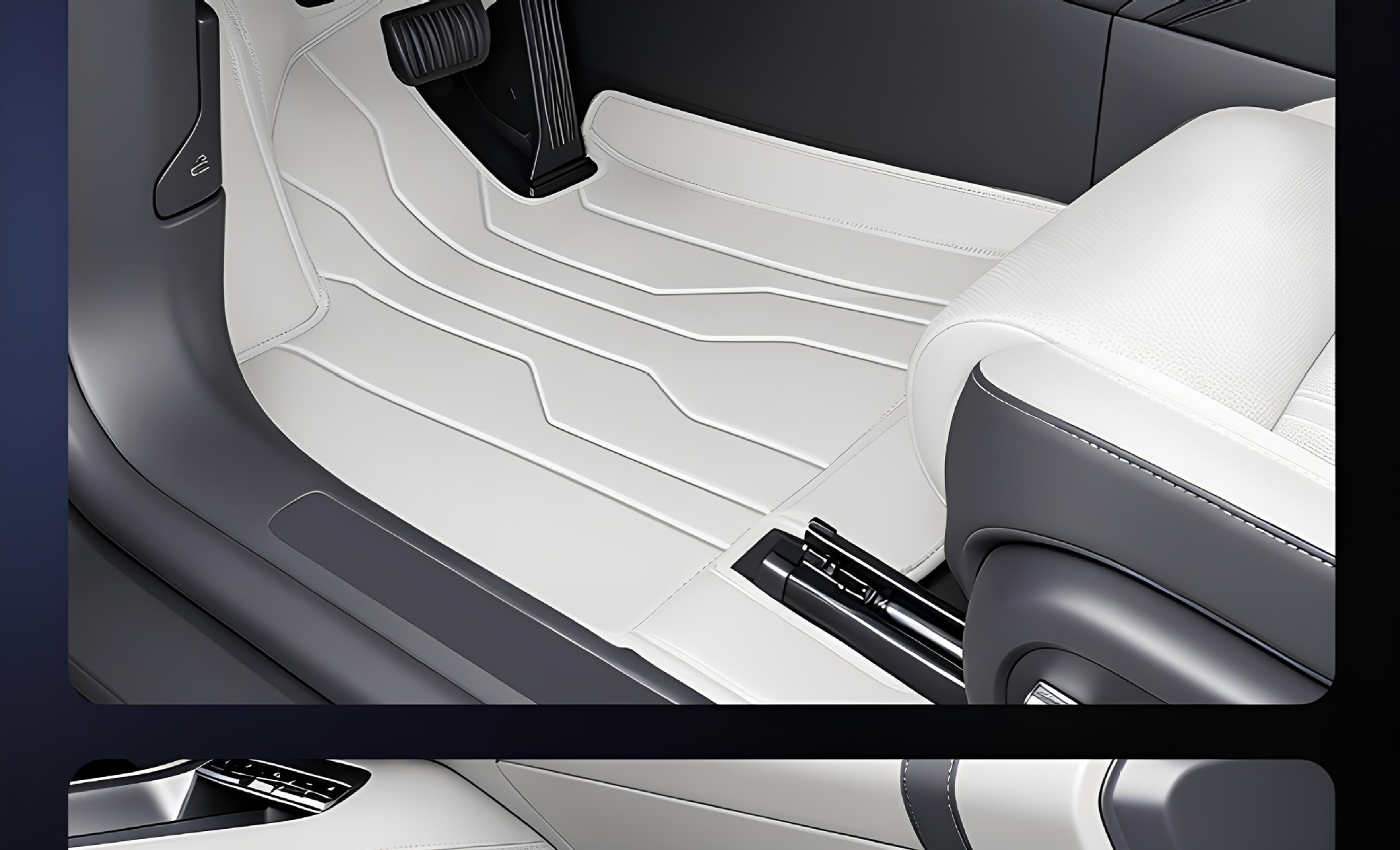 Suitable for Zhiji L6 full-coverage floor mats, 2026 model car interior carpet modification, trunk mat accessories and supplies