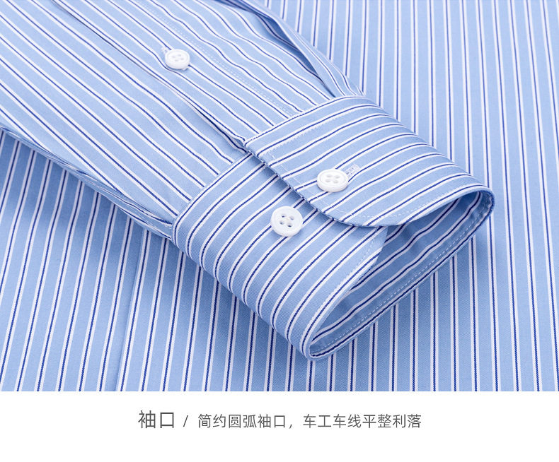 Áo sơ mi nam dài tay 100% cotton 200 sợi chống nhăn họa tiết kẻ sọc kẻ caro phong cách công sở — Họa tiết kẻ caro hồng đào - Tay dài - Cổ cài khuy 301, Kẻ caro nâu xanh - Dài tay - Cổ cài khuy 309, Kẻ sọc xanh lá - Tay dài - Cổ cài khuy 307, Lan Tiểu Cát - Áo dài tay - Cổ cài khuy 308 chi tiết 34