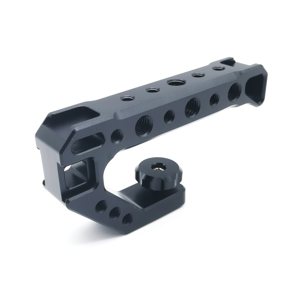 Cámara mango universal SLR multifunción zapato frío expansión metal mango micrófono externo accesorios de luz de relleno