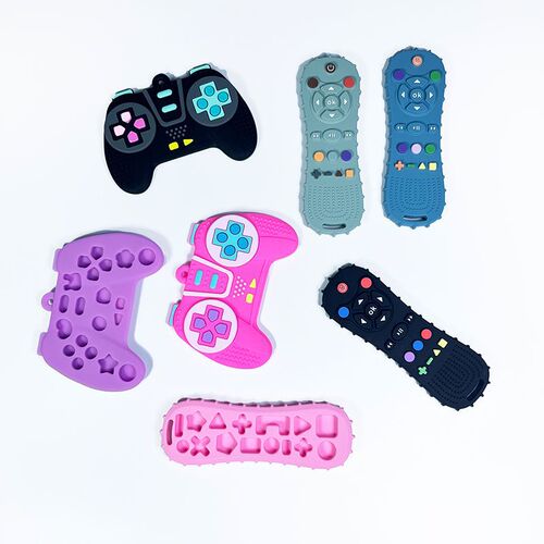 Cross-border new baby teething stick, baby cartoon comfort chewing gum, mother and baby products, teething gum, baby remote control teething gum