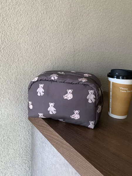 Cross-Border Supply Cute Large-Capacity Cosmetic Bag Portable Clutch Bag Miscellaneous Bag Niche Design Cosmetic Storage Bag