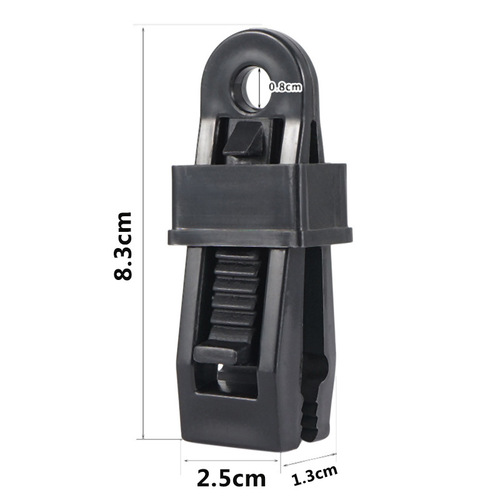 Outdoor camping tent windproof fixing plastic clip multi-functional tent hook awning clip camping accessories