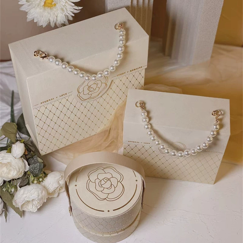Горный чай, подарочная коробка из жемчага, для подружек невесты, стиль Chanel