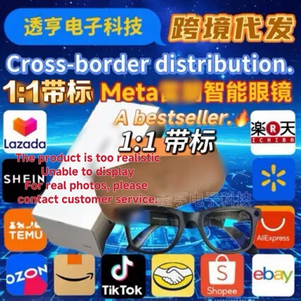 Cross-Border Hot-Selling Ray-Ban Branded ∞Meta Smart Glasses with 8 Million Pixels, 1200P Video Recording, and Ai Translation