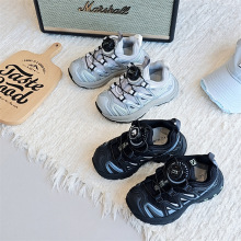 1228童鞋2025秋款潮牌萨家爆款儿童老爹鞋男女童旋转扣运动鞋跑鞋