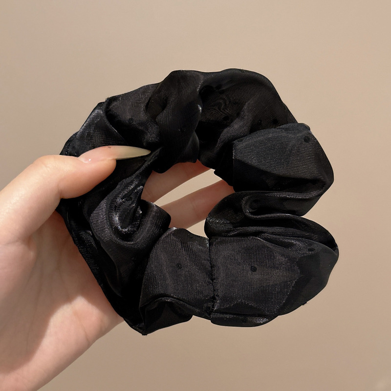 Simple ins viento lunares intestino grueso lazo para el cabello femenino 2025 nuevo estilo de alta gama cuerda para el cabello cuerda para la cabeza de cola de caballo accesorios para el cabello