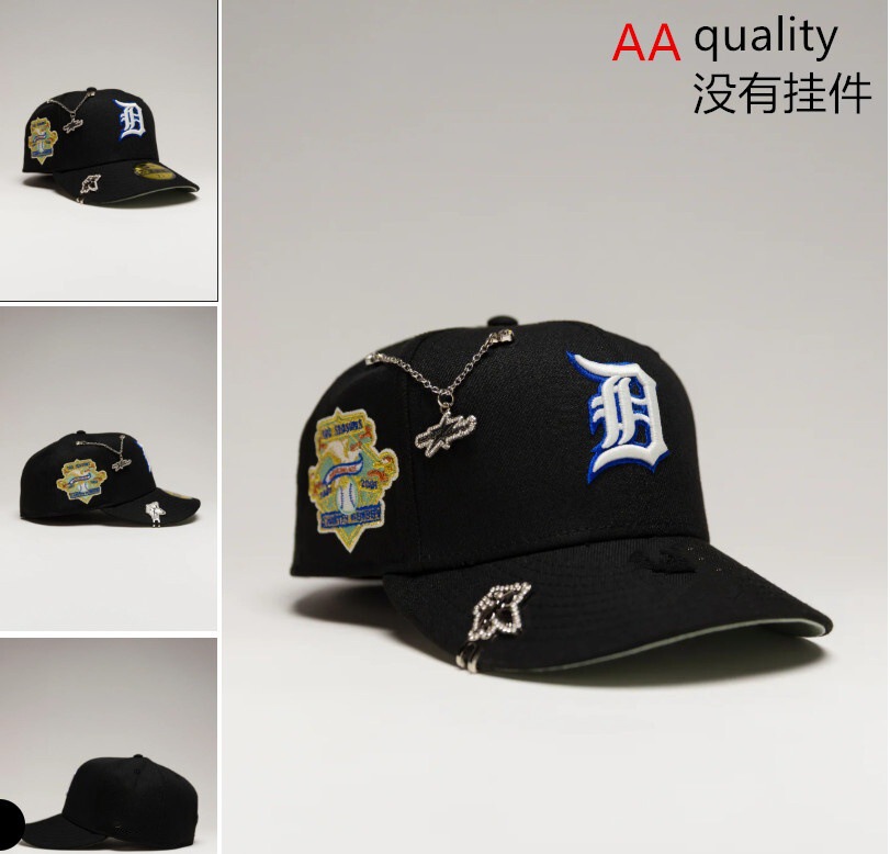 Comercio exterior transfronterizo al por mayor 2026 AA gorra de boca de pato bordado tridimensional ajustable gorra de hip-hop Yankees Dodgers