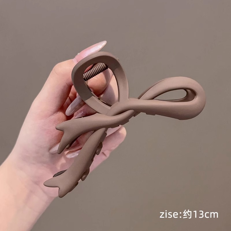 Otoño y invierno de tamaño grande clip de tiburón clip de pelo de peluche de alta calidad en la parte posterior de la cabeza clip de pelo de peluche clip de agarre