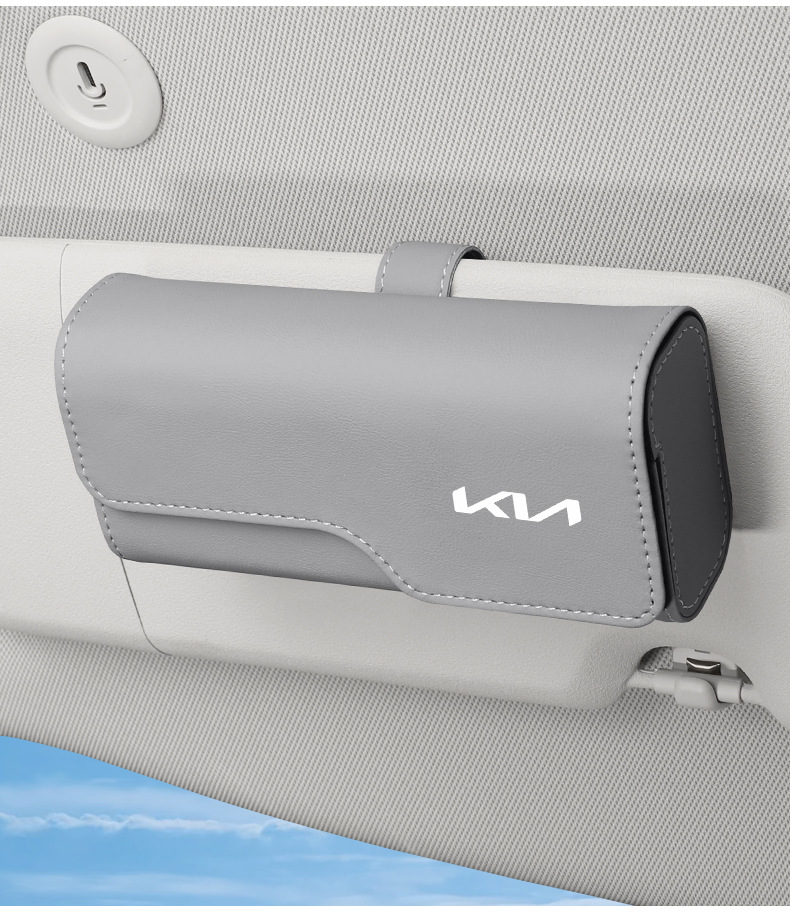 Suitable for Kia K3 Aopao Kx5 Sethus K5 Smart Runner Jiahua Kaisen Kx7 Car Glasses Clip Sun Visor Storage