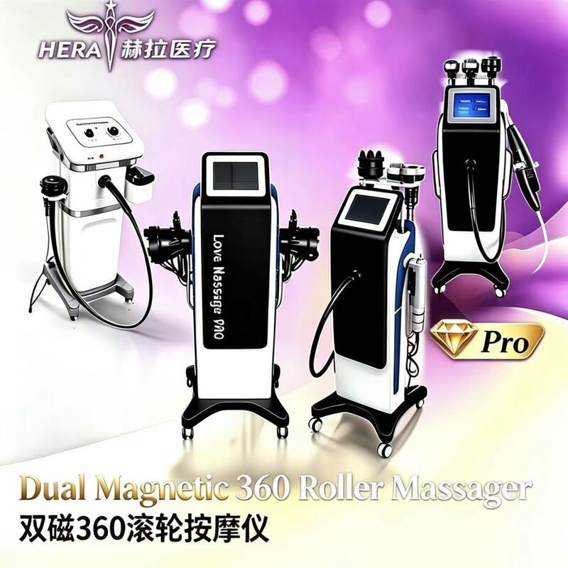 Dual-magnet 360 roller massager, popular foreign trade product, cross-border 360 high-frequency fat-vibrating massager Dual-magnet 360 roller massager, popular foreign trade product, cross-border 360 high-frequency fat-vibrating massager