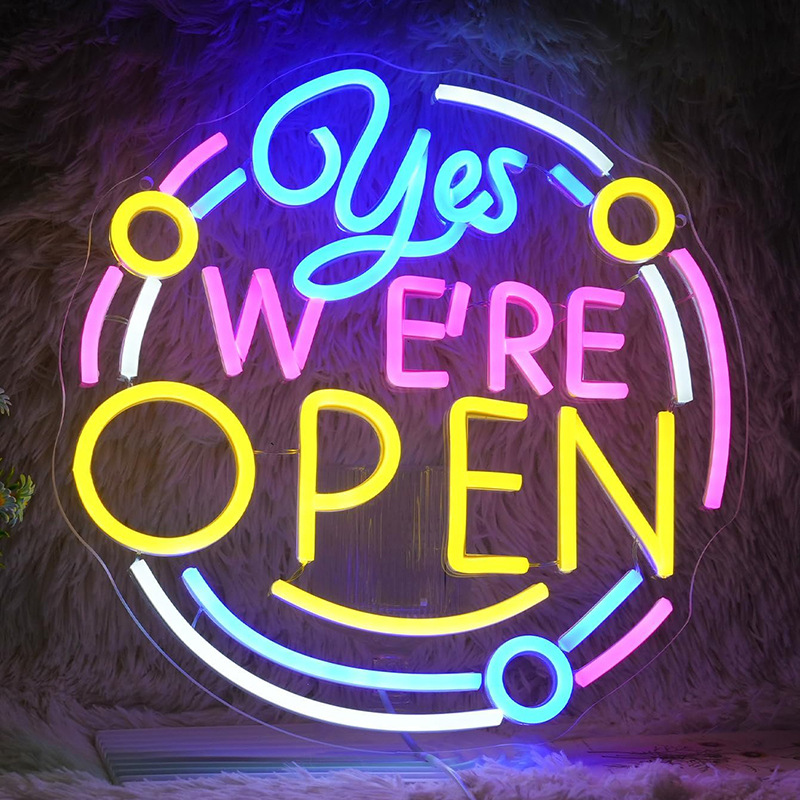 Luces de Neón Personalizadas, Letreros Luminosos Transfronterizos, Letreros Creativos con Patrones y Formas, Letreros en Inglés, Letras Decorativas