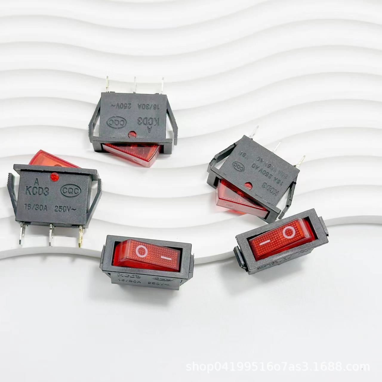 电炒锅电热锅船型电锅开关 翘板开关 一元两元店日用百货货源