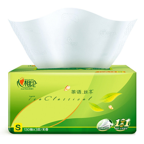 Xin Xiang Yin Tea Talk Tissue, 130-sheet Pack – Hygienic Paper Towels & Napkins, Affordable Household Size, Factory Wholesale Price
