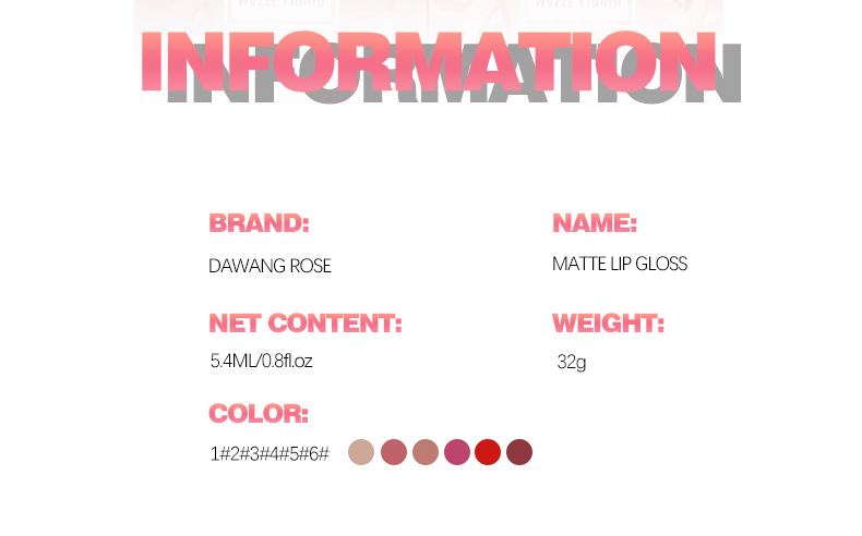 Velvet Matte Liquid Lipstick Nude Waterproof Long-lasting Gloss_voghion.com