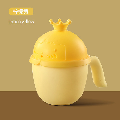 Baby shampoo cup with cover shower water spoon crown baby bath large bath spoon shampoo cup children's bath water scoop