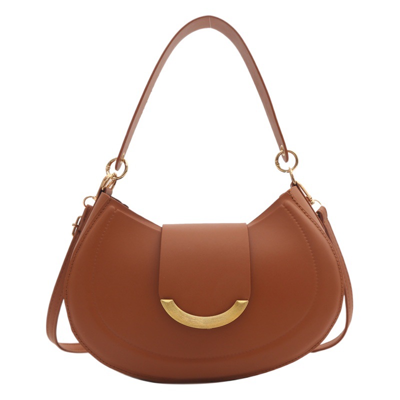 Estilo occidental de moda todo fósforo fresco redondo alta textura este año popular bolsa de color sólido diseño de nicho bolso bandolera