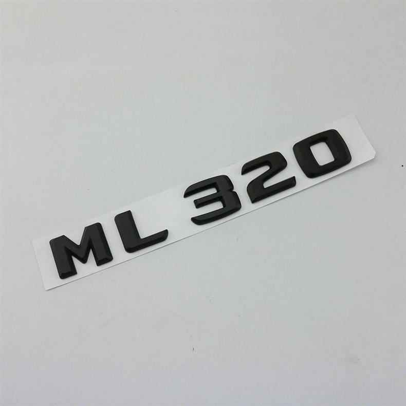 Mercedes-Benz ML-Class ML400 modified lettering, ML350 lettering, ML450 rear lettering, ML500 4MATIC car stickers, black