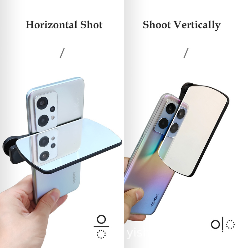 Cross-border new circular arc sky mirror mobile phone reflection shooting artifact reflection shooting clip lens Cross-border new circular arc sky mirror mobile phone reflection shooting artifact reflection shooting clip lens