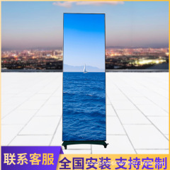 Hd LEDポスタースクリーンフルカラー電子大画面デパートレストランハイライトledディスプレイ移動可能源メーカー