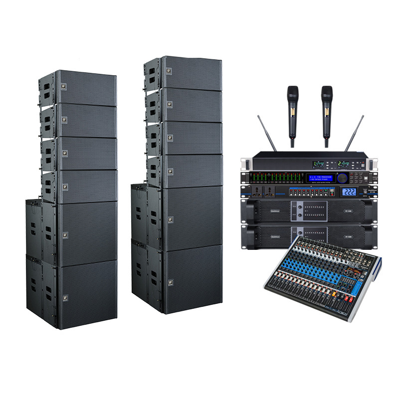 Transfronterizos para altavoces de matriz lineal profesionales al aire libre a gran escala acústico de rendimiento Guangzhou fuente de fabricación serie AT / ET