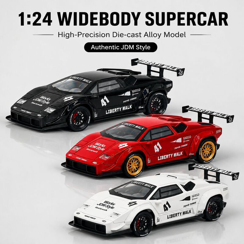Wholesale 1:24 Scale Replica of the Kantaş LBWK Die-Cast Alloy Car Model with Cool Sound Effects - Children's Toy Wholesale 1:24 Scale Replica of the Kantaş LBWK Die-Cast Alloy Car Model with Cool Sound Effects - Children's Toy