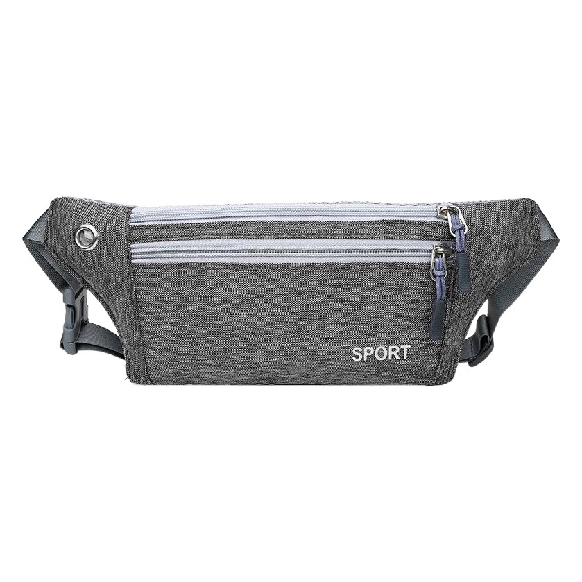 Multi-functional Running Cashier Denim Thin Breathable Waterproof Outdoor Sports Small Waist Bag for Men and Women