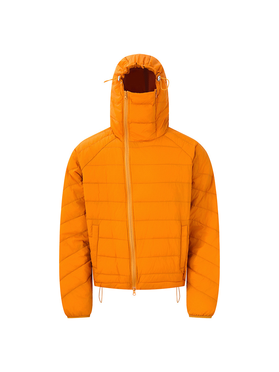 Keep warm men's light and thin down jacket with hood for men and…