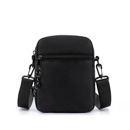 Minimalist Men's Crossbody Bag Fashion Oxford Cloth Single Shoulder Bag Men's Casual Cross-Body Backpack Trendy Phone Small Square Bag
