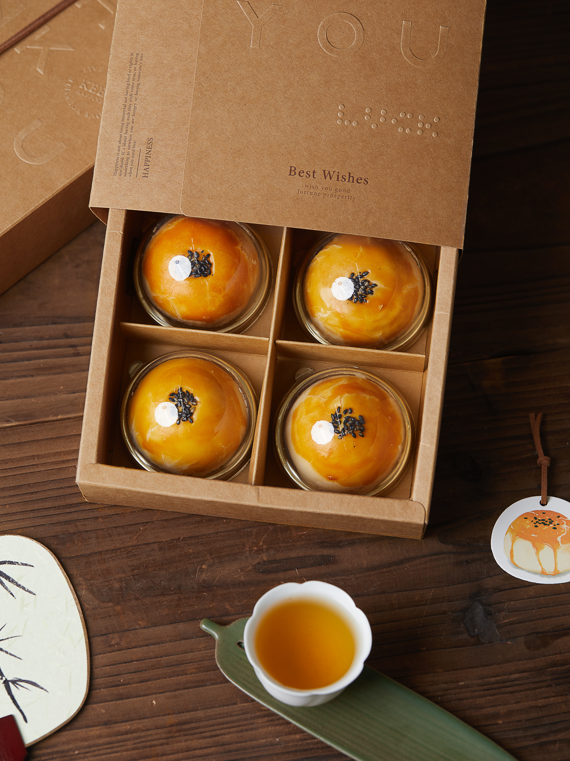 Cartón 6 cápsulas de pastel de luna de otoño, caja de regalo, pastel de frijoles verdes horneado, pastel de libras, caja de huevo, caja vacía