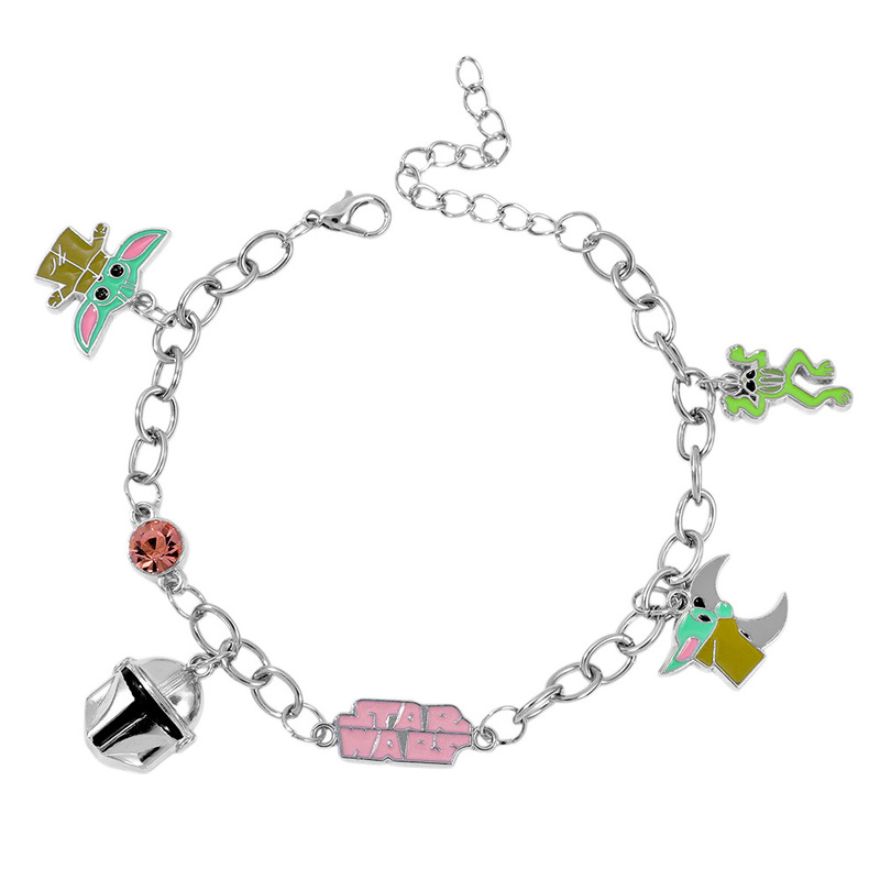 Star Wars Black and White Samurai Spaceship Battleship Bracelet Fashion Anime Original Zinc Alloy Bracelet Star Wars Black and White Samurai Spaceship Battleship Bracelet Fashion Anime Original Zinc Alloy Bracelet