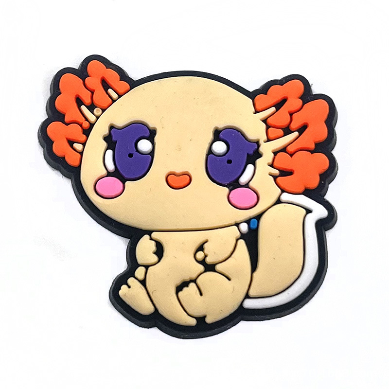 サメ、イルカ、ヒトデ、海洋動物、Zhibixing クロックス、アクセサリー、PVC ソフトラバークロックス、靴バックル、靴の花の装飾|undefined