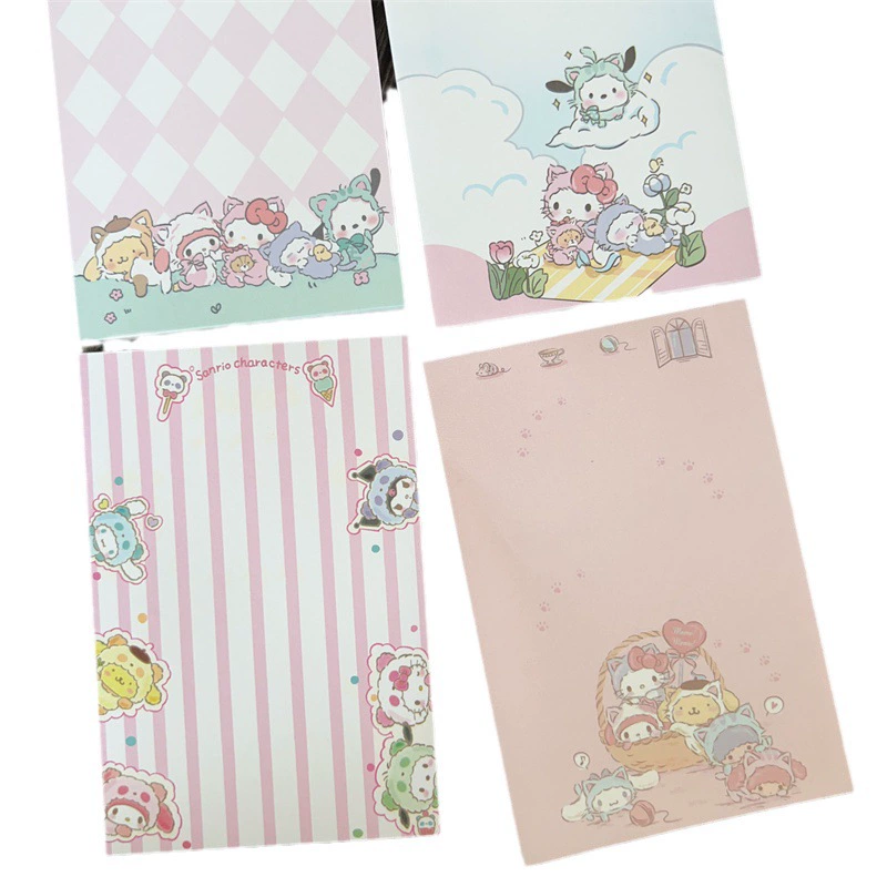 Sanrio значки этой мультяшной высокой выразительностиtear бумагу вдохновение девушка сердце без лица школьник маленькая книжка