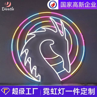 中山工厂造型led霓虹灯酒吧派对气氛灯Neonsign字母彩灯可调光
