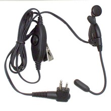 PMMN4001超轻型耳挂式耳机带旋转臂麦克风和线控PTT适用GP3688