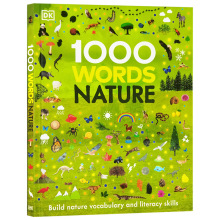 DK英文原版绘本1000个自然词汇1000 Words Nature儿童科普百科书