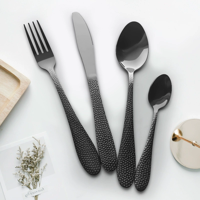 Retro tableware, spoon stainless steel, Amazon, increased thickness