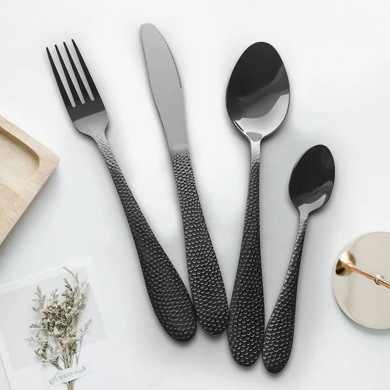 Retro tableware, spoon stainless steel, Amazon, increased thickness