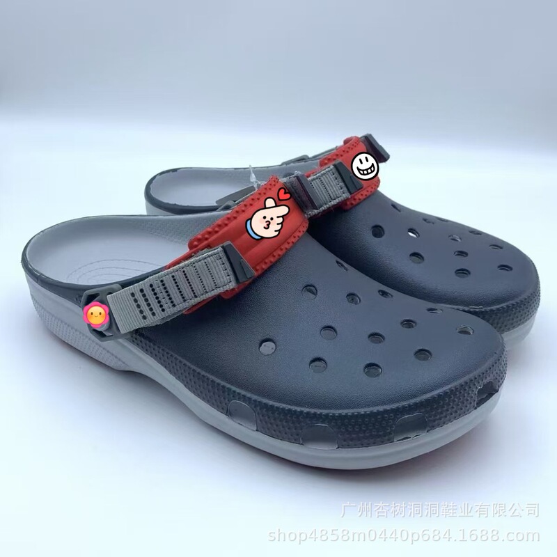 Kajia's New Model Cheetah Flat Clogs, Slippers, Sandals, Outdoor Beach Shoes, Casual Versatile Comfortable Wholesale Dropshipping