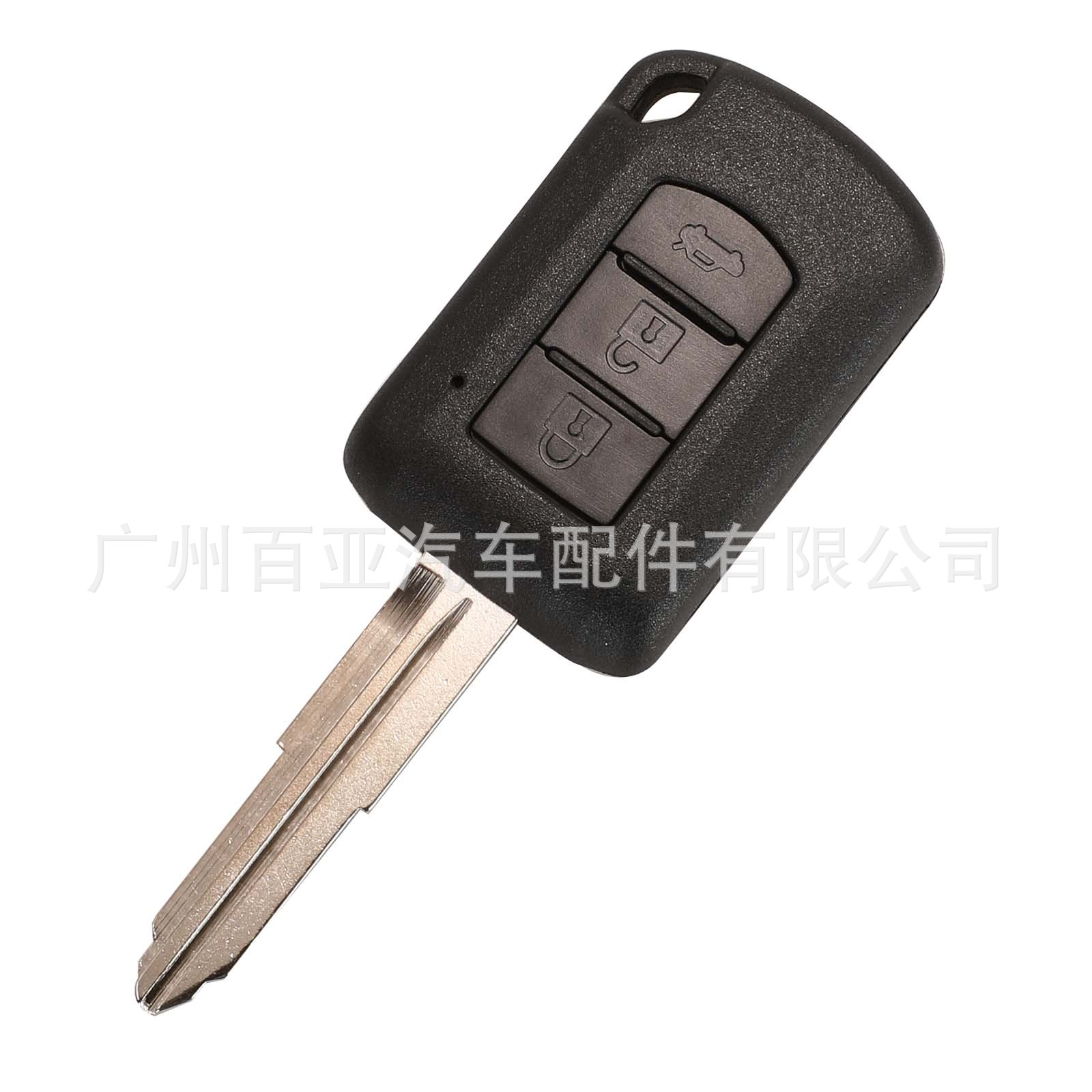 Suitable for Mitsubishi Yishen ASX Yige 2-key 3-key 4-key straight plate remote control car key shell replacement shell right embryo