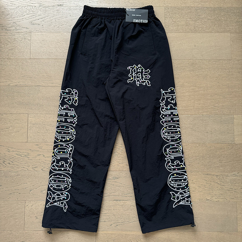 Tarjeta de marca de moda americana impresión de diamante caliente pareja de moda adolescente de verano chaqueta de manga corta camiseta