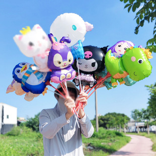 Children's Cute Cartoon Balloons Kuromi Star Dew Kindergarten Decoration Supplies Street Stall Balloon Toys