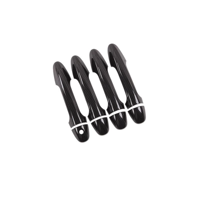 Suitable for 26 Models of Hilux Travo Door Handles, Door Bowl Covers, Tail Light Covers, Hilux Rearview Mirror Covers, Modified Carbon Fiber Pattern (Other Automotive Exterior Supplies) - ordinary-handle-electroplating